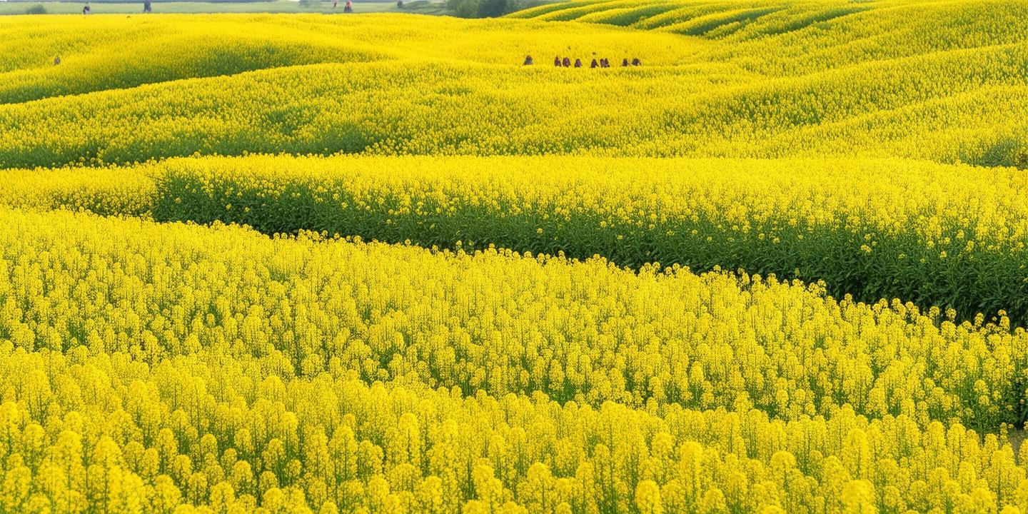 草坪镇油菜花海入选全国乡村旅游精品线路,年收入突破千万